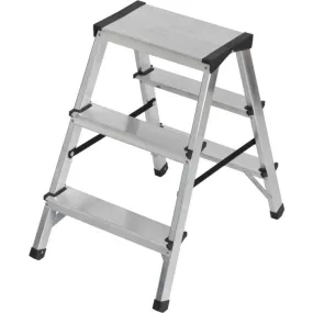 Brennenstuhl Dubbele Trapladder Aluminium 2x3 Sporten 0,61m 1402030