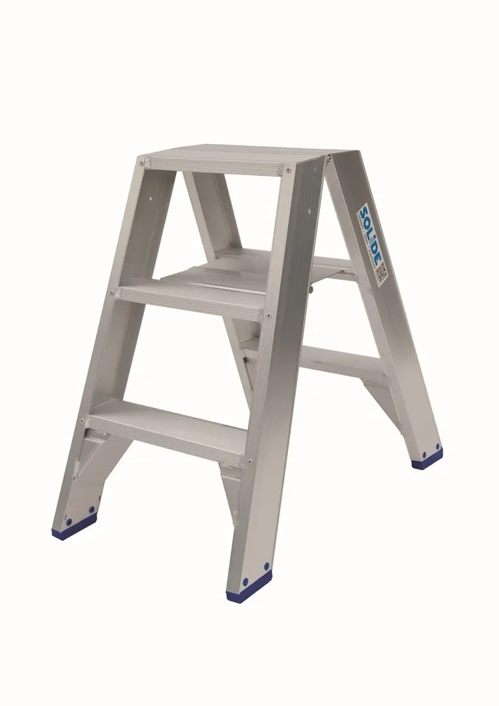 DUBBELE TRAPLADDER 2X3 SOLIDE