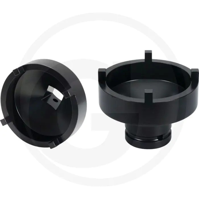 Ks tools 1/2" dopsleutel voor stelmoeren km6 - 4-kant, Ø 52,3mm, geschikt voor nutmuttern din 981