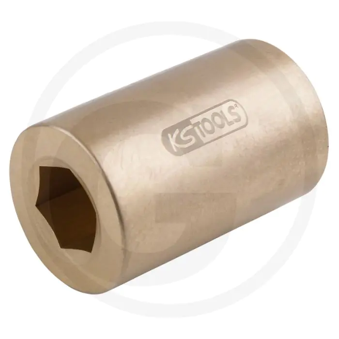 Ks tools bronze stecknuss 1" 6-kant 1.5/8" - vonkvrije, corrosiebestendige dopsleutel