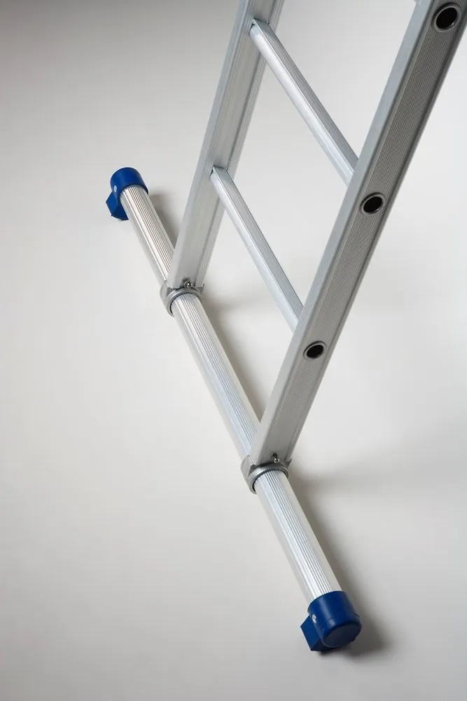 LADDER 3X16TL10.25M RECHTE VOET + BALK SOLIDE