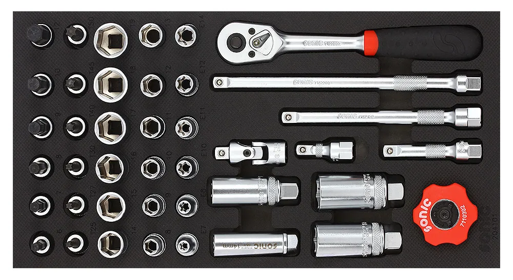 SONIC 713840 Gereedschapswagen S7 (138 delig)